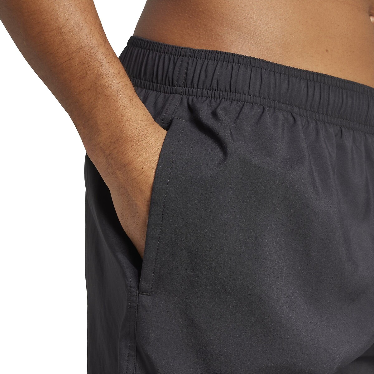 Shorts da bagno tinta unita nero , adidas Performance