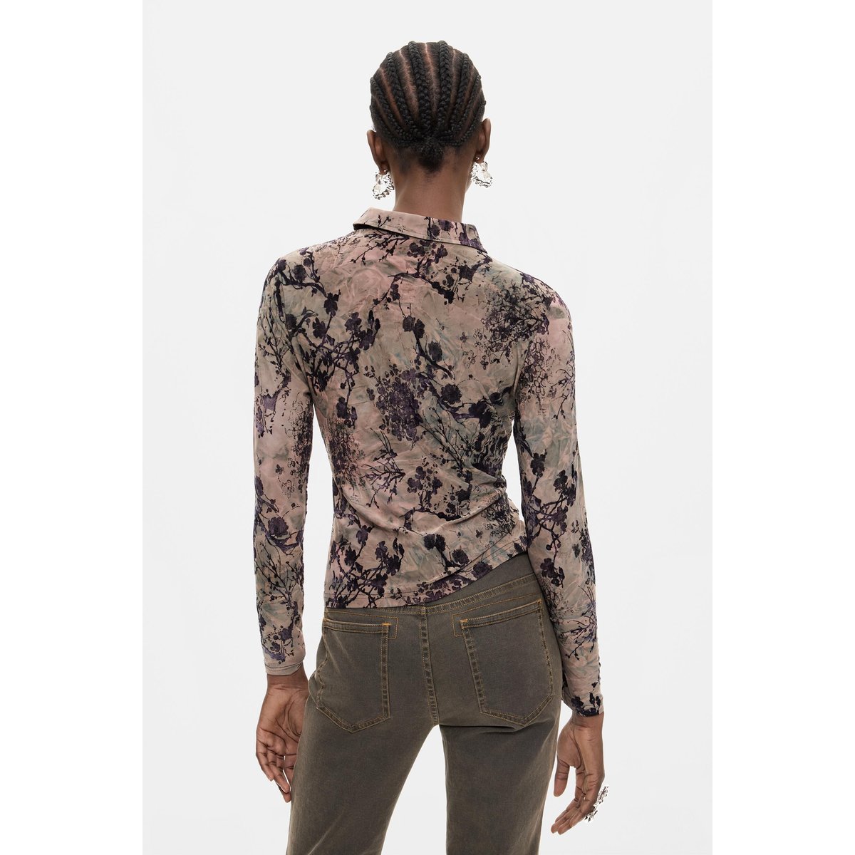 Chemise floquée noir, DESIGUAL