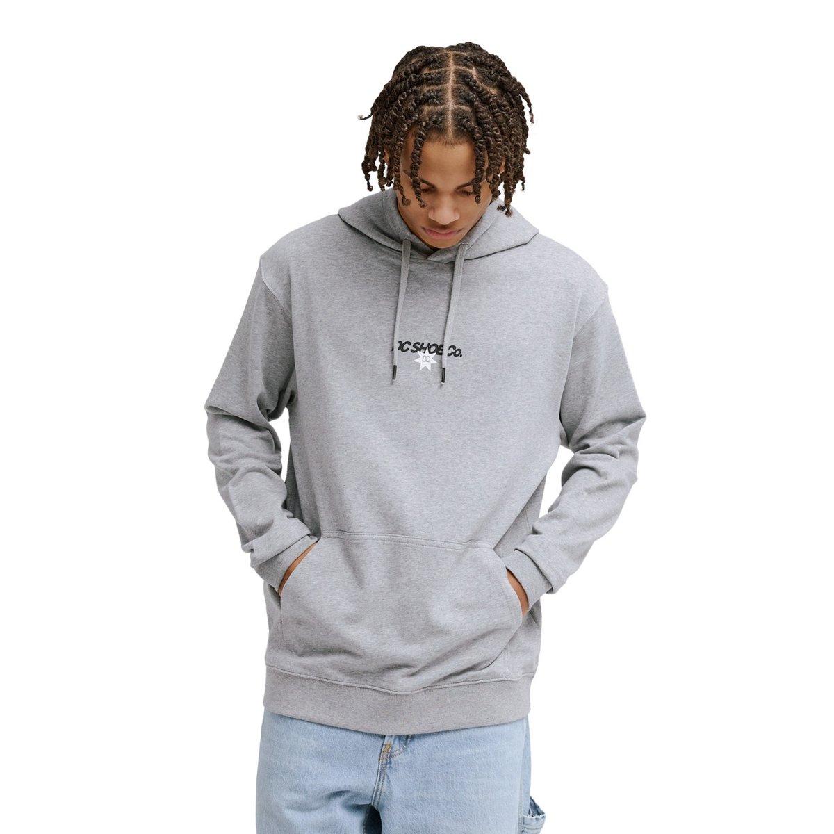 Sweat à capuche VANTURA. gris light heather grey, DC SHOES