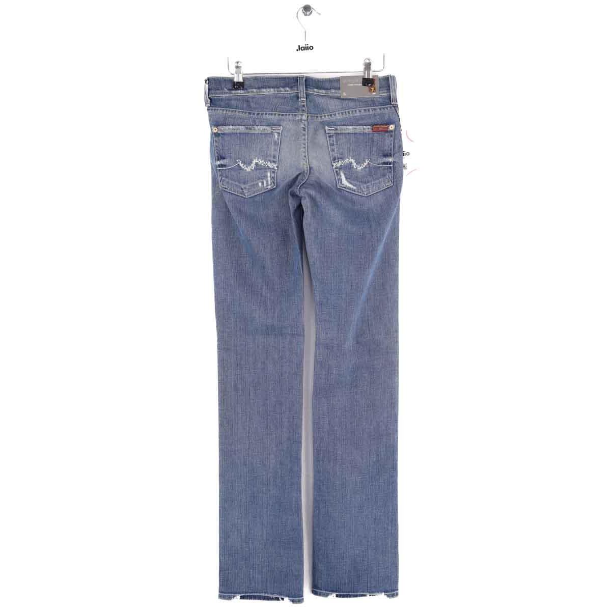 Jean droit - Très Bon État bleu, 7 FOR ALL MANKIND