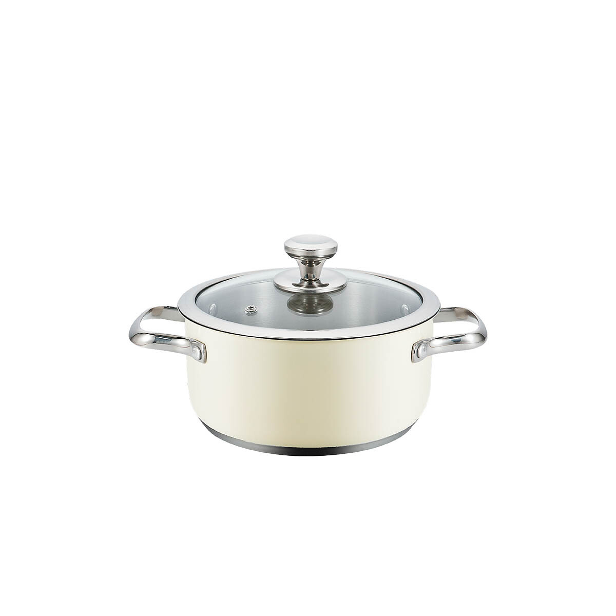 Panela de cozinha Pot 18cm, HAEGER creme, HAEGER