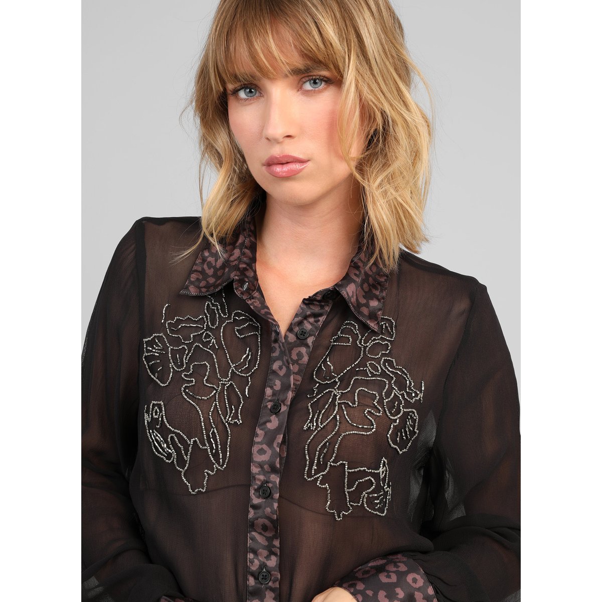 Chemise SALAMBA noir, AN'GE