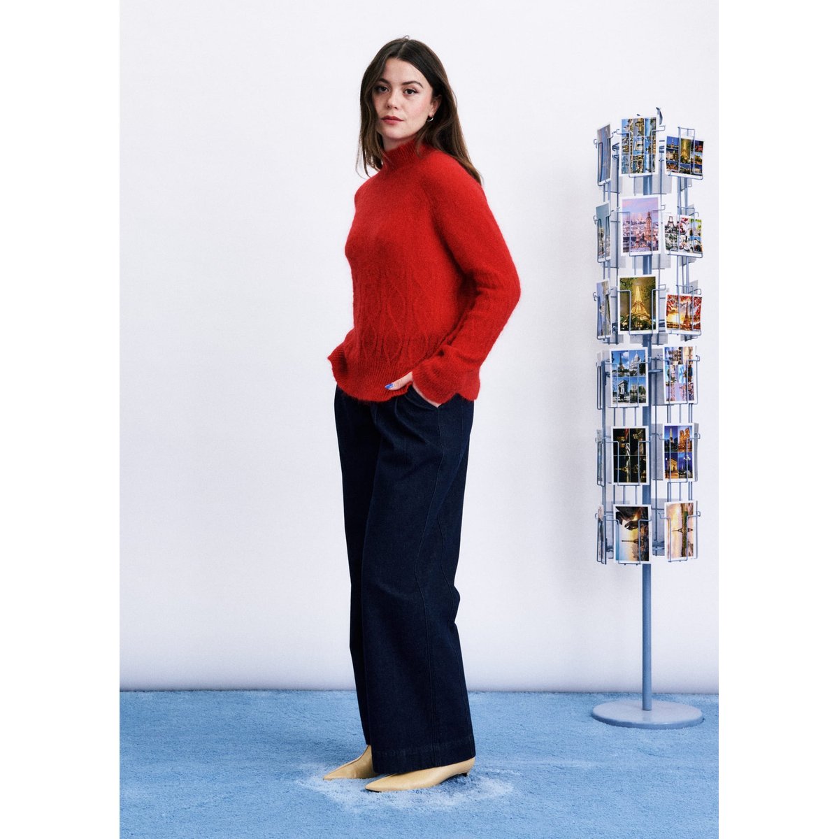 Pull Nachi en mohair NACHI rouge, FRNCH