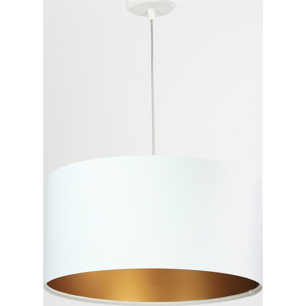 Suspension en tissu, LILY blanc, or, BPS KONCEPT