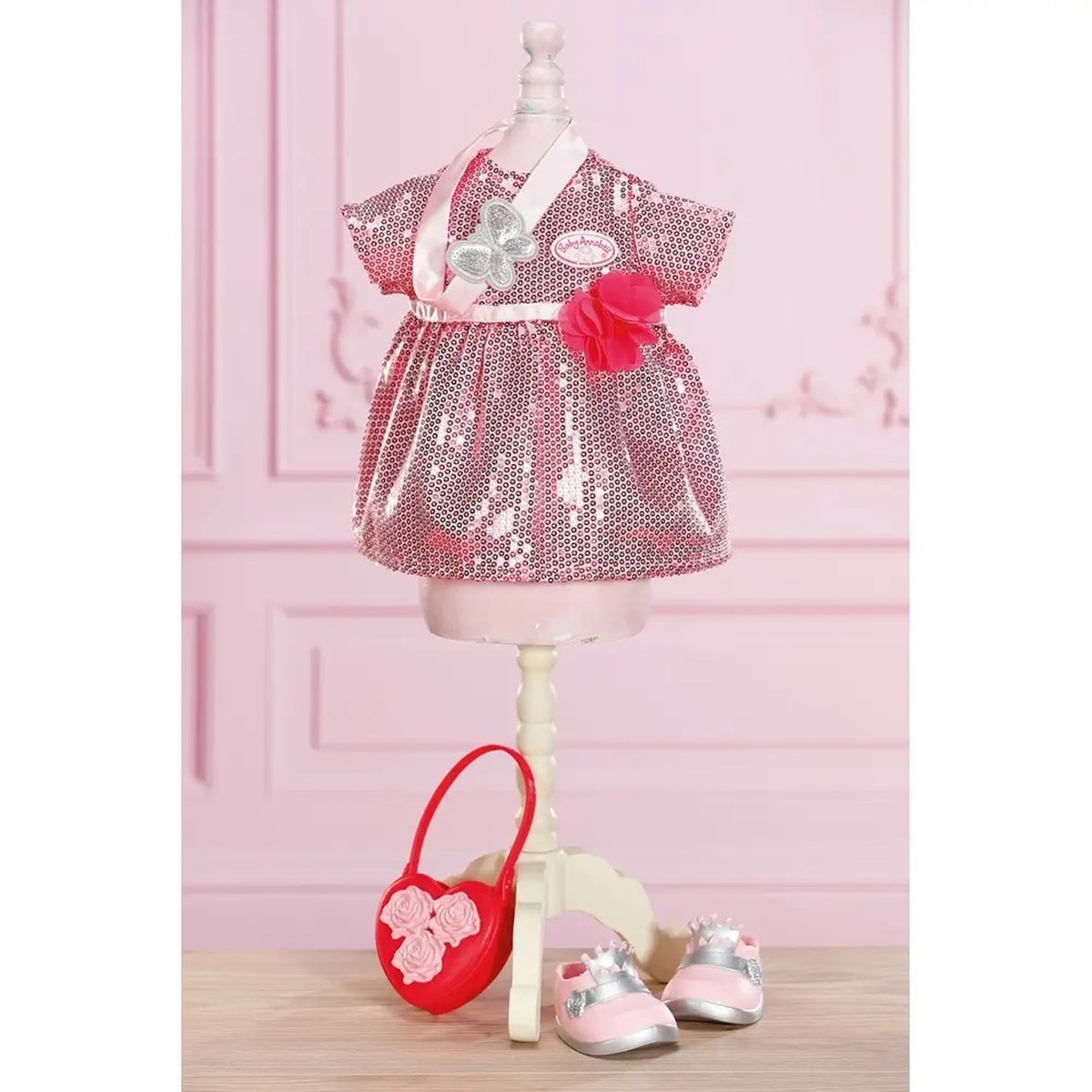 Baby Annabell Deluxe Tenue Glamour 43 cm multicolore, ZAPF CREATION