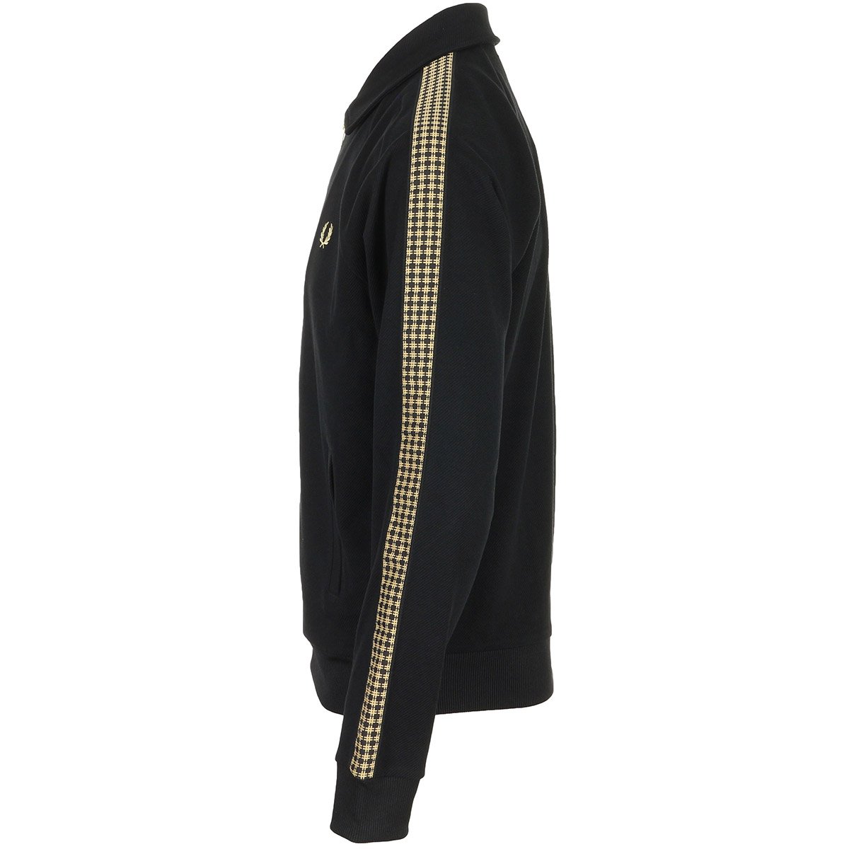 Veste CROSS TAPE TRACK JACKET black, FRED PERRY