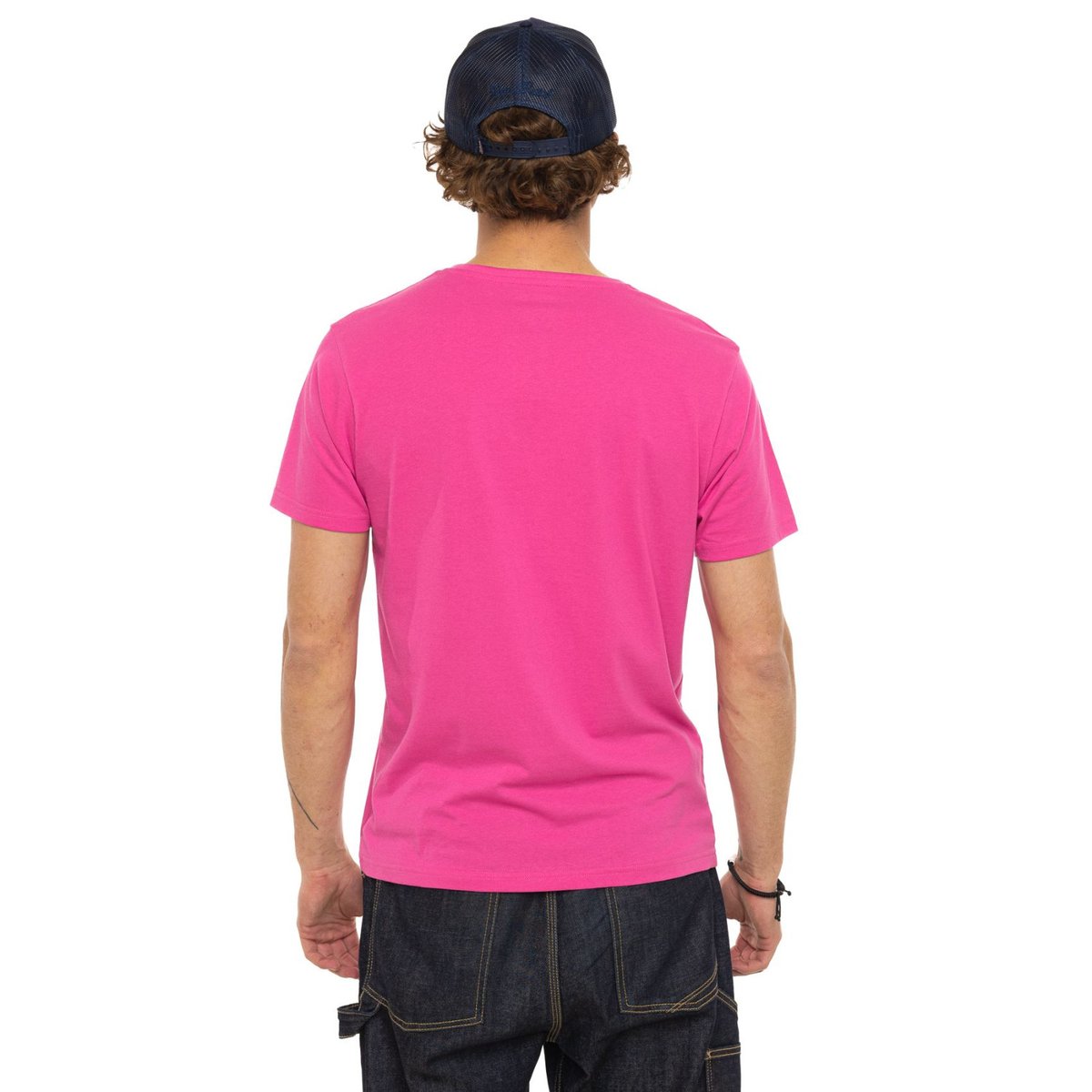 Tee Shirt coton GRAPH rose/noir, VON DUTCH