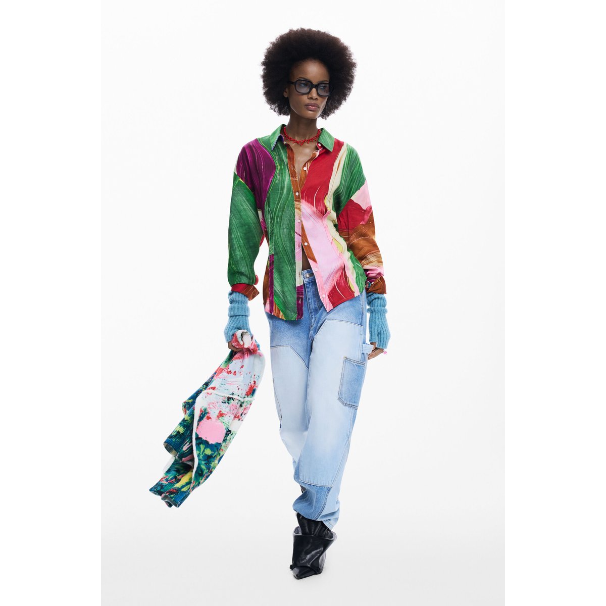 Chemise imprimée multicolore, DESIGUAL