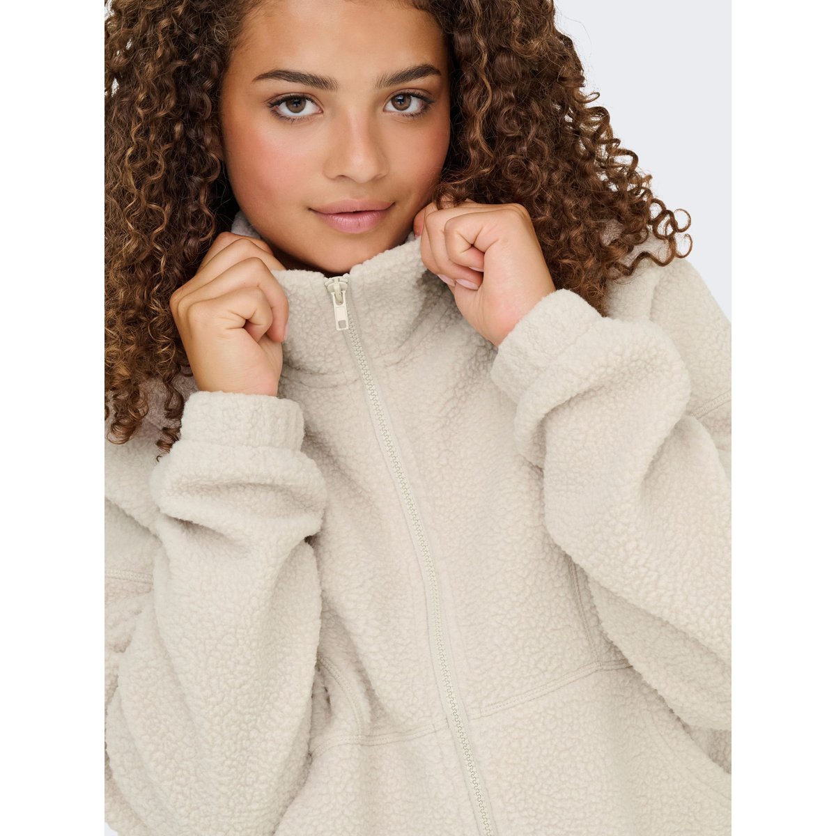 Sweat-Shirt En Polaire pumice stone, ONLY PLAY
