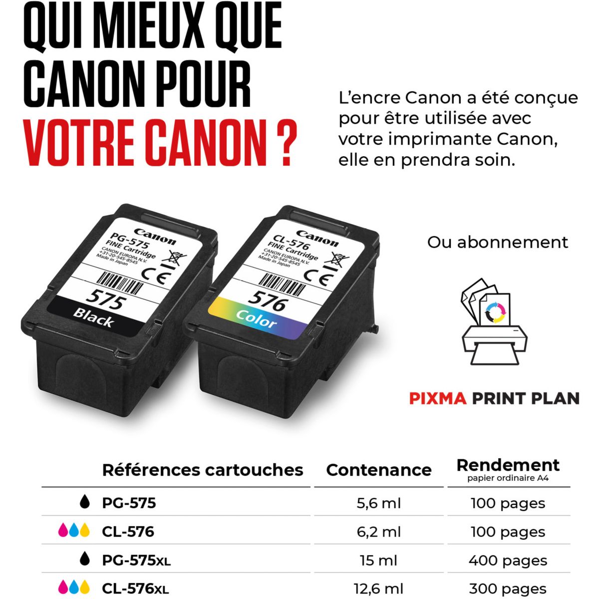 Imprimante jet d'encre Pixma TR 4756i couleur unique, CANON