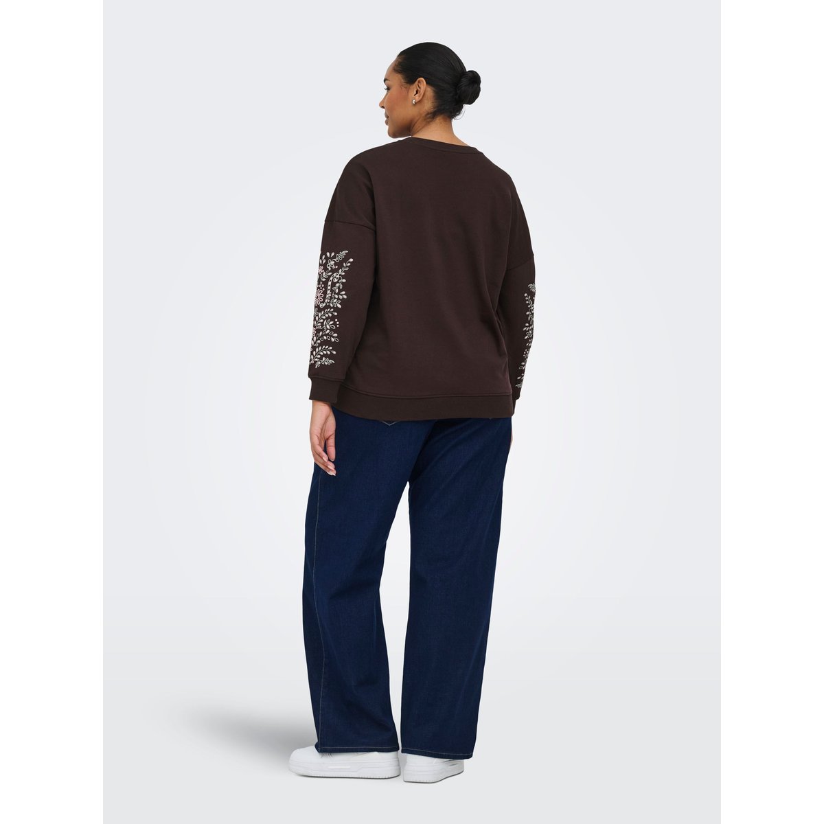 Sweat-Shirt chocolate plum, ONLY CARMAKOMA