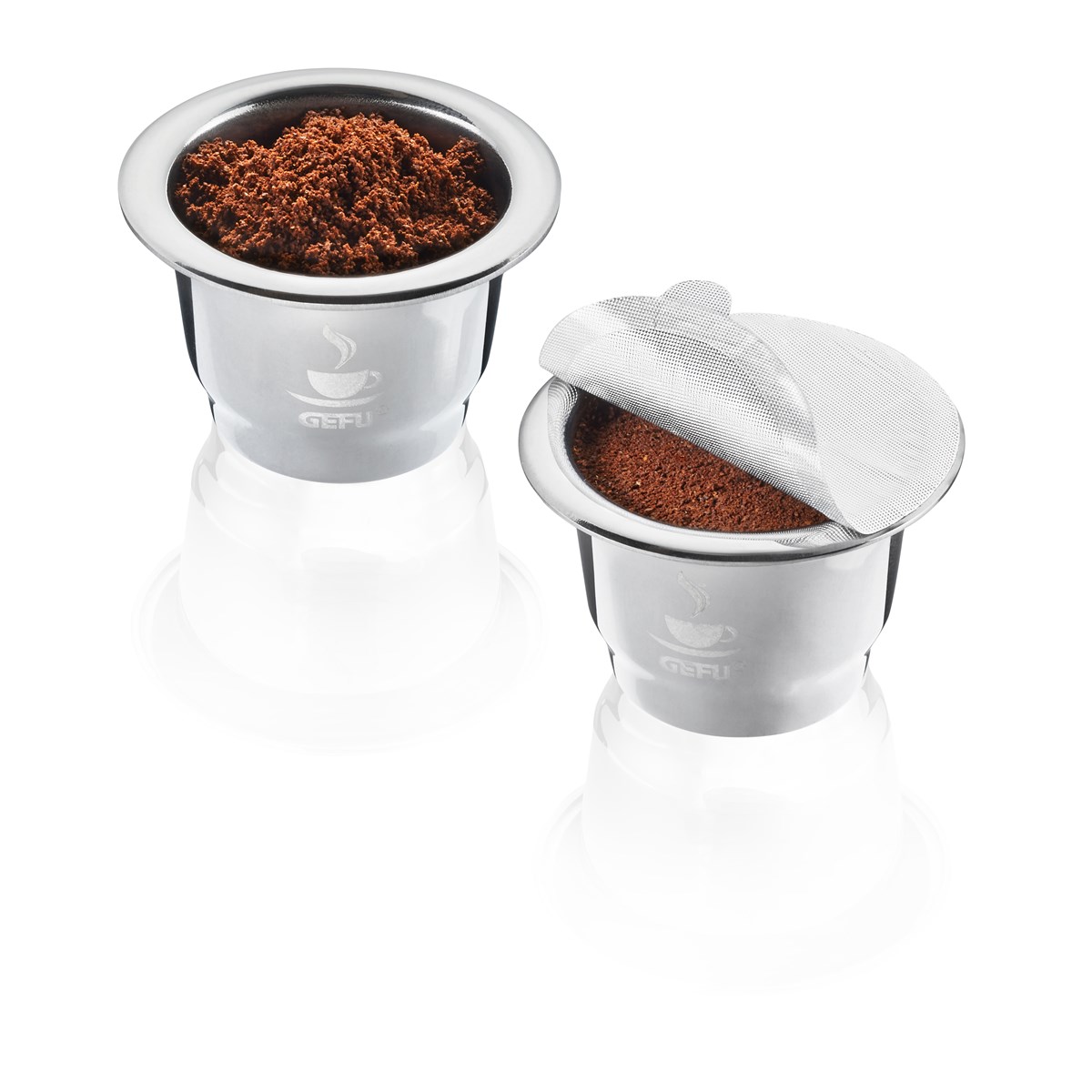 Capsules à café CONSCIO 2 unités argent, GEFU