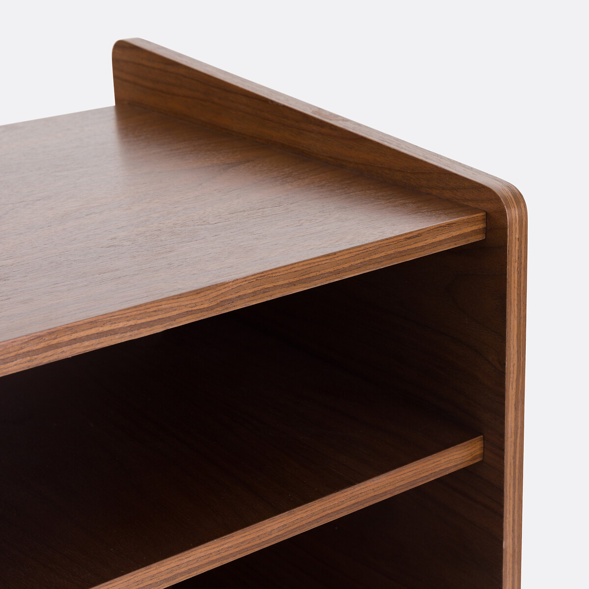 Meuble vintage pour vinyles L51 cm, Ronda noyer, LA REDOUTE INTERIEURS