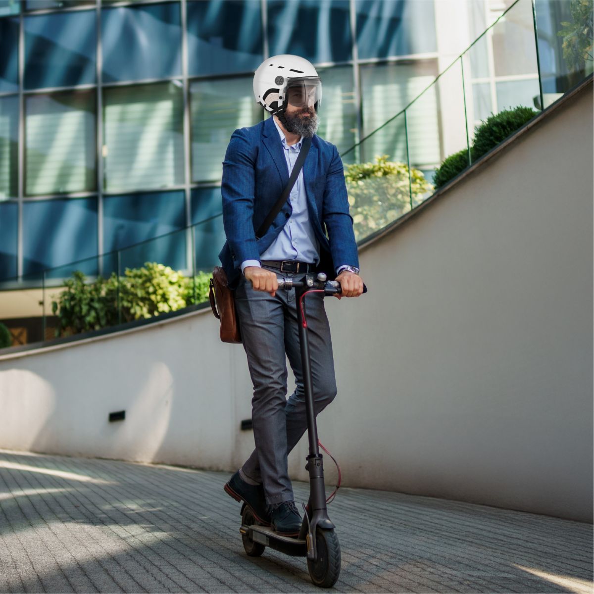 Casque trottinette Taille M - Blanc blanc, TNB
