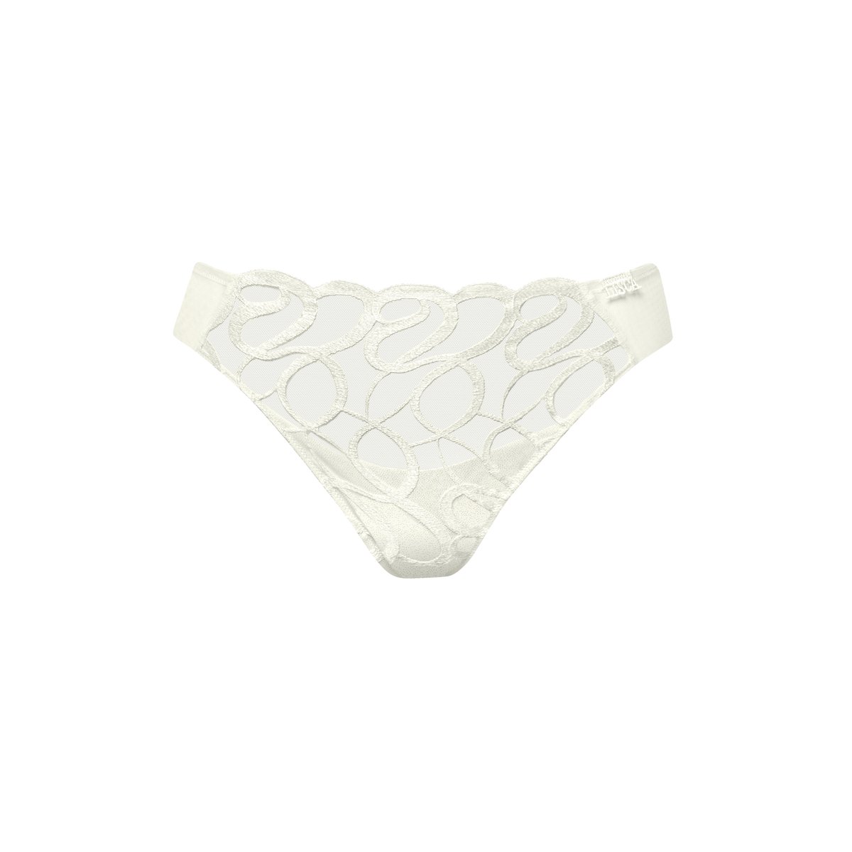 Culotte slip italien SHINY SECRET Mariage ivoire, LISCA