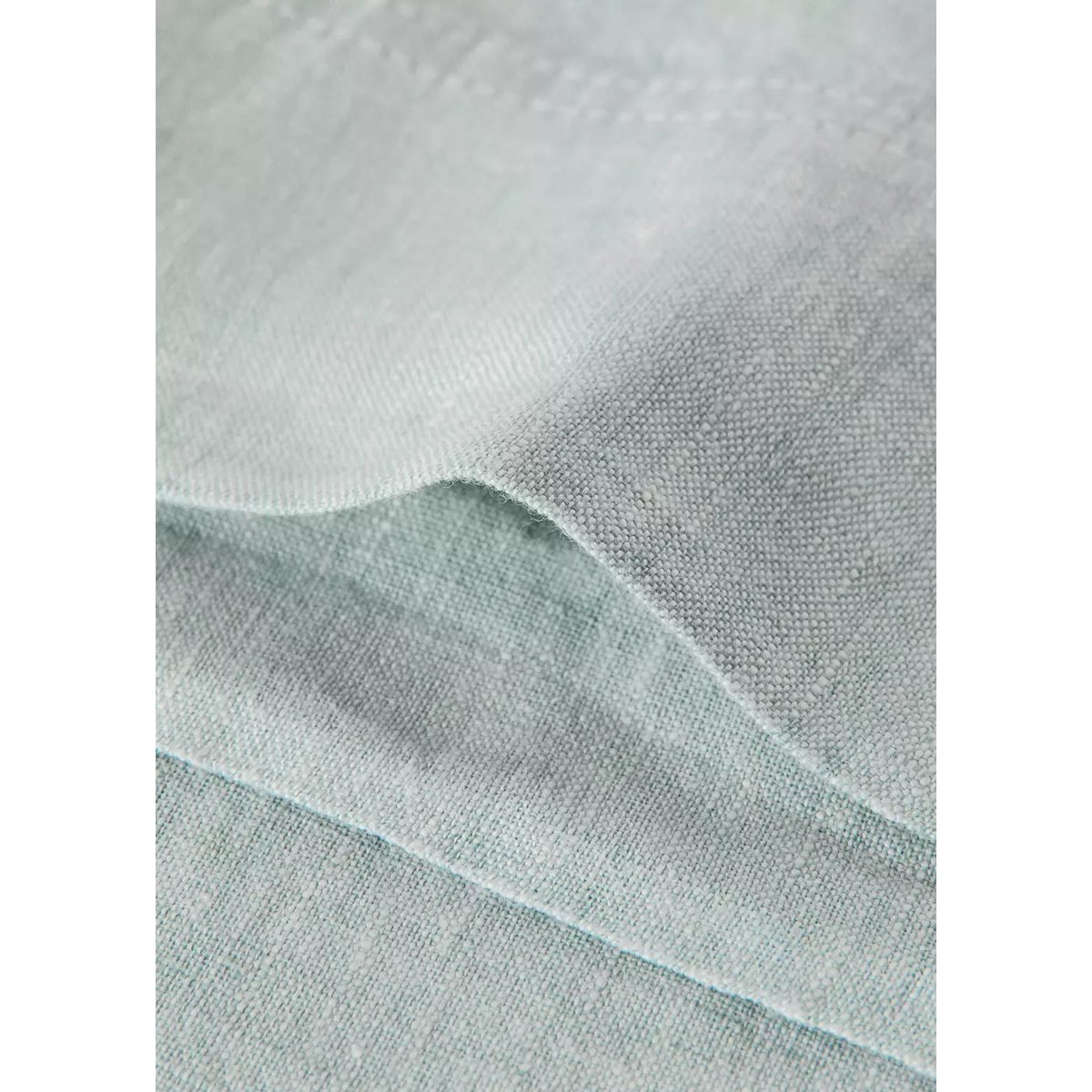 Taie d’oreiller 100 % lin mélangé 45x110 cm vert pastel, MANGO HOME