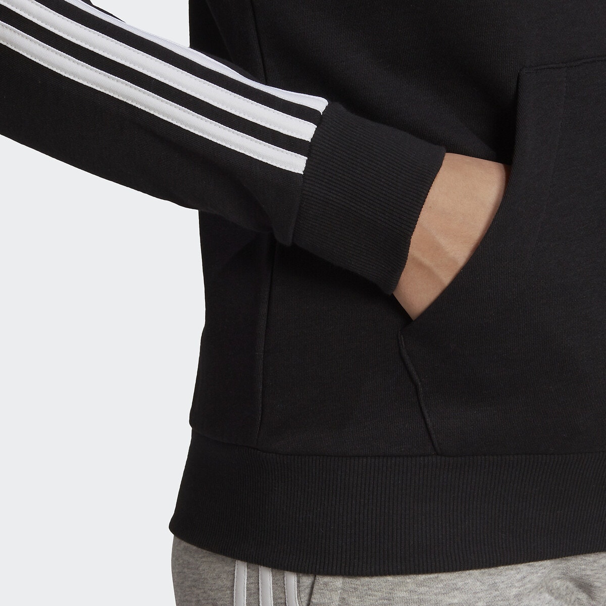 Sweat À Capuche Essentials Full-zip noir, adidas Performance