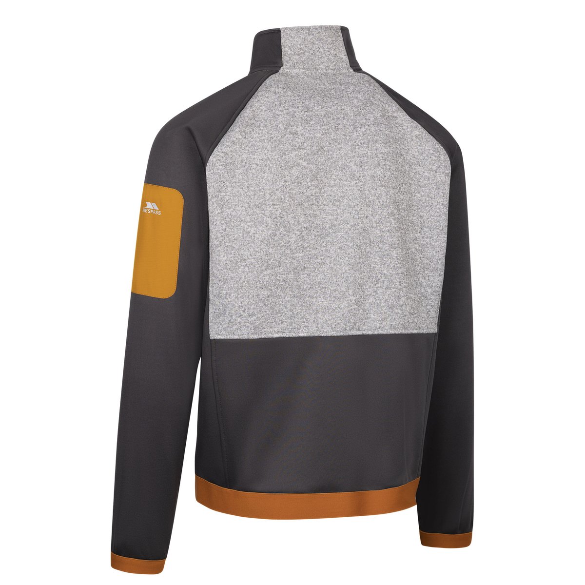 Veste polaire col montant FOXEARTH gris chiné, TRESPASS