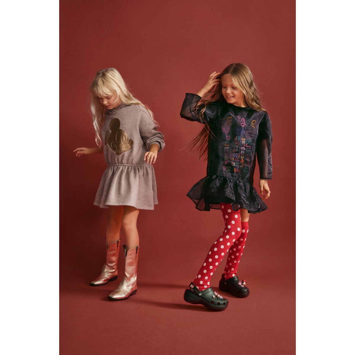 Robe manche 3/4 lettering noir, DESIGUAL