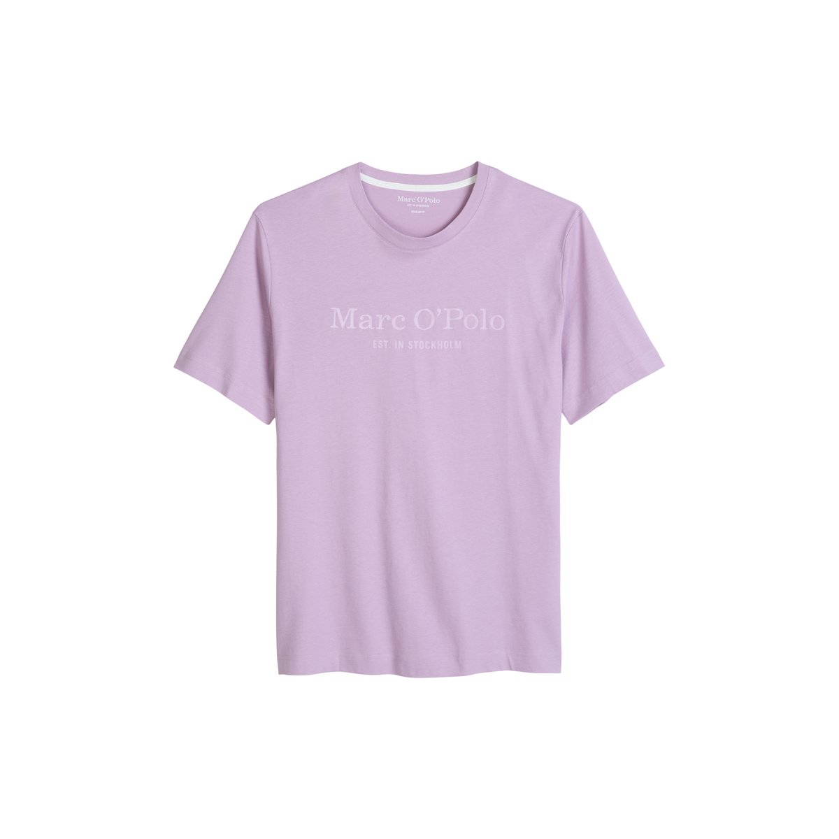T-shirt regular en coton organique violet, MARC O'POLO
