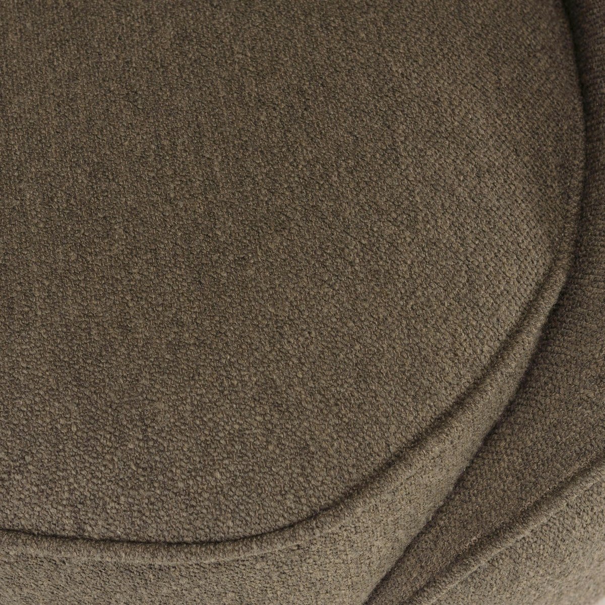 Canapé 3 places tissu bouclette taupe dossier incurvé COLOMBUS taupe, PIER IMPORT