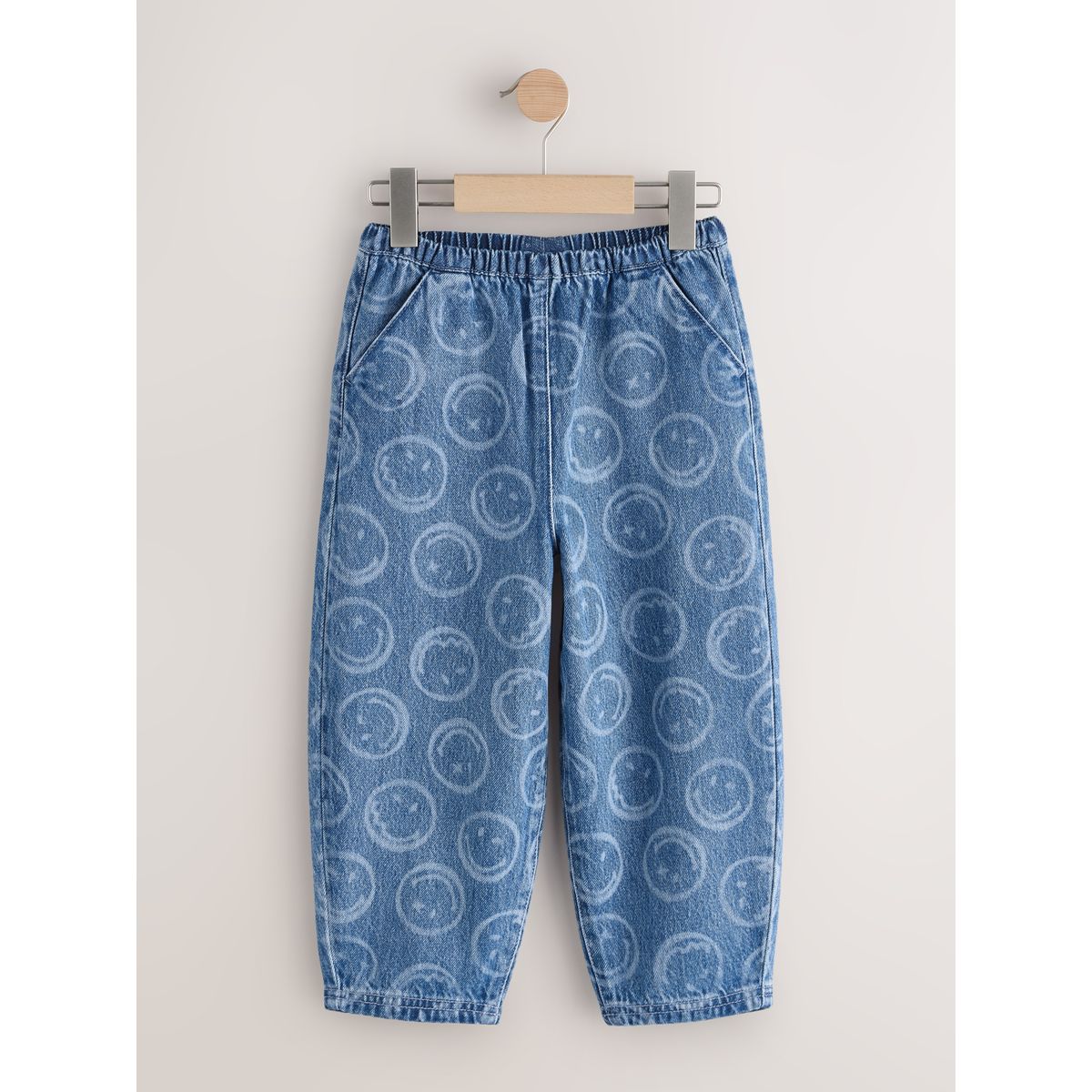 Jean bouffant smileyworld® bleu moyen, NEXT