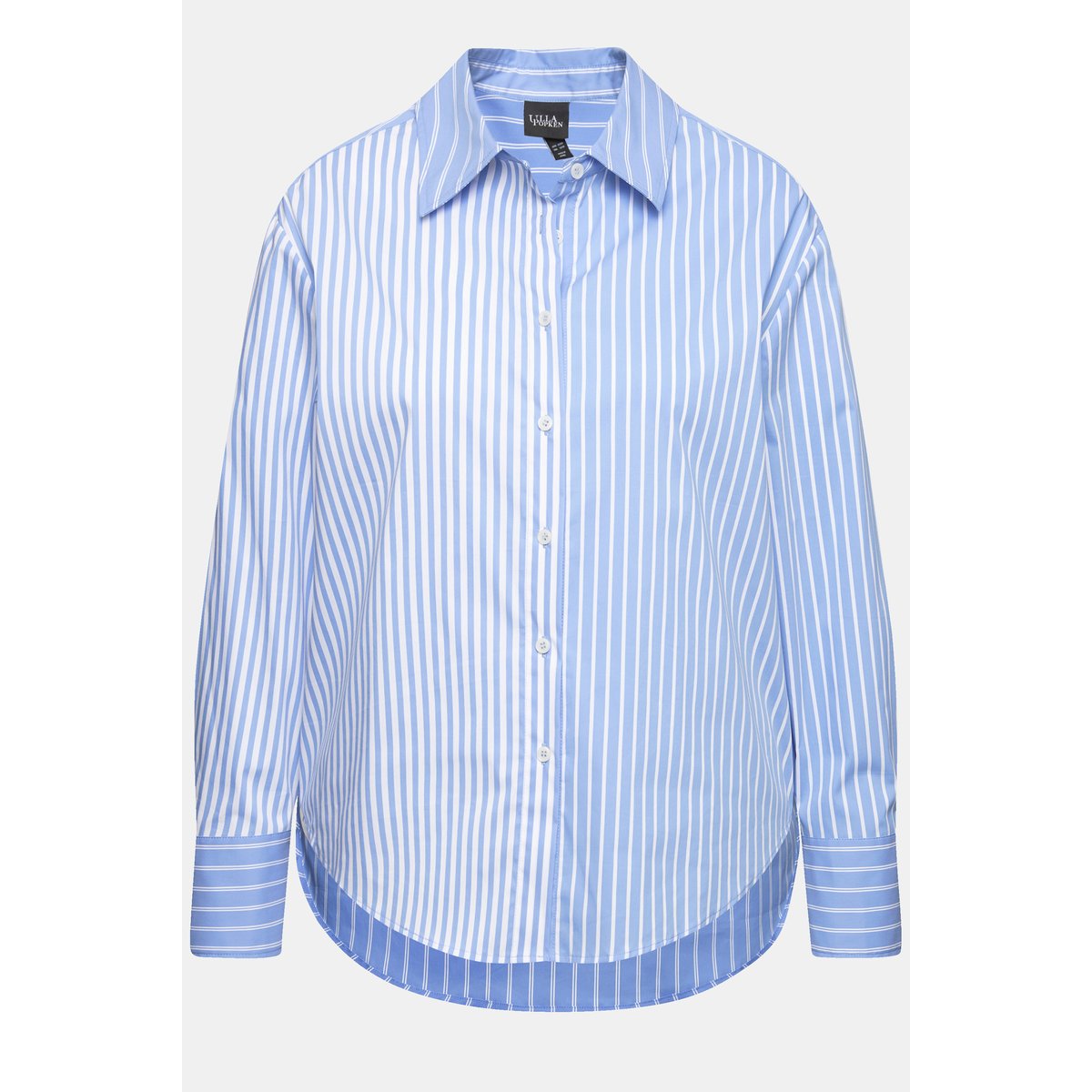 Chemisier oversize, jeu de rayures bleu clair, ULLA POPKEN