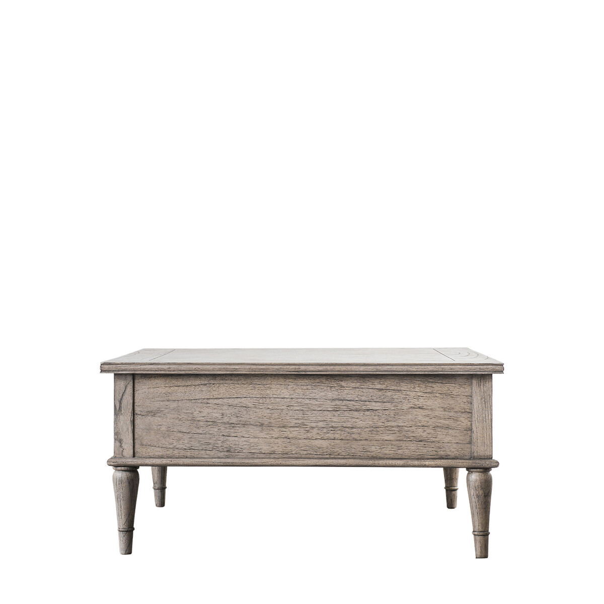 Nashik Ash Wood Parquet Square 2 Drawer Coffee Table natural, ÉDITÉ