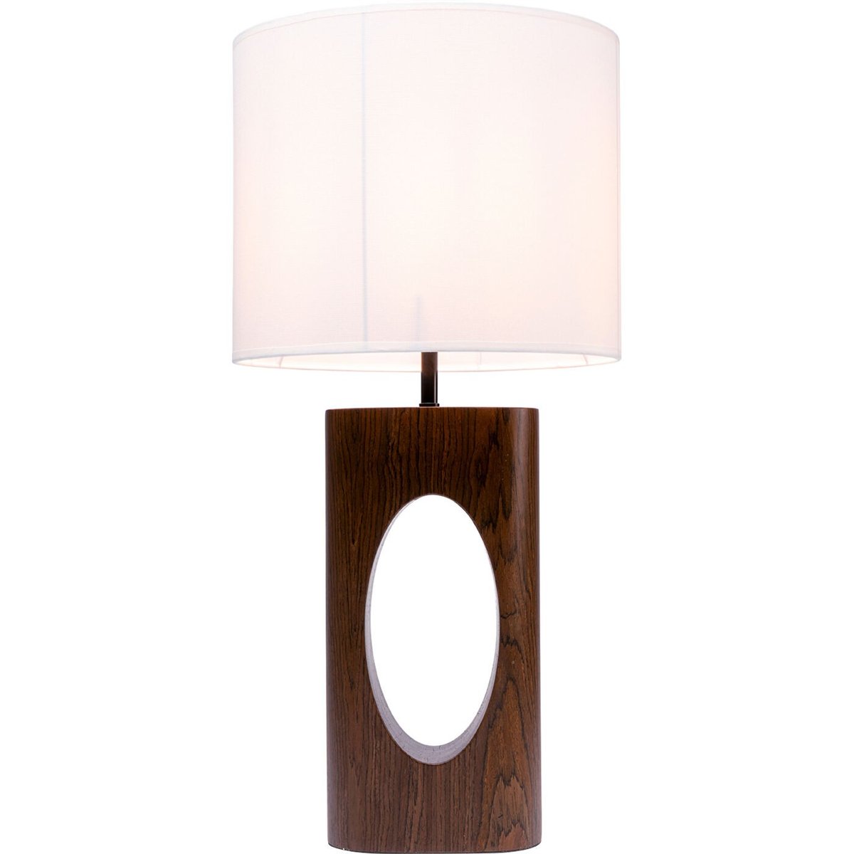 Lampe en noyer et polyester, SURI marron, KARE DESIGN