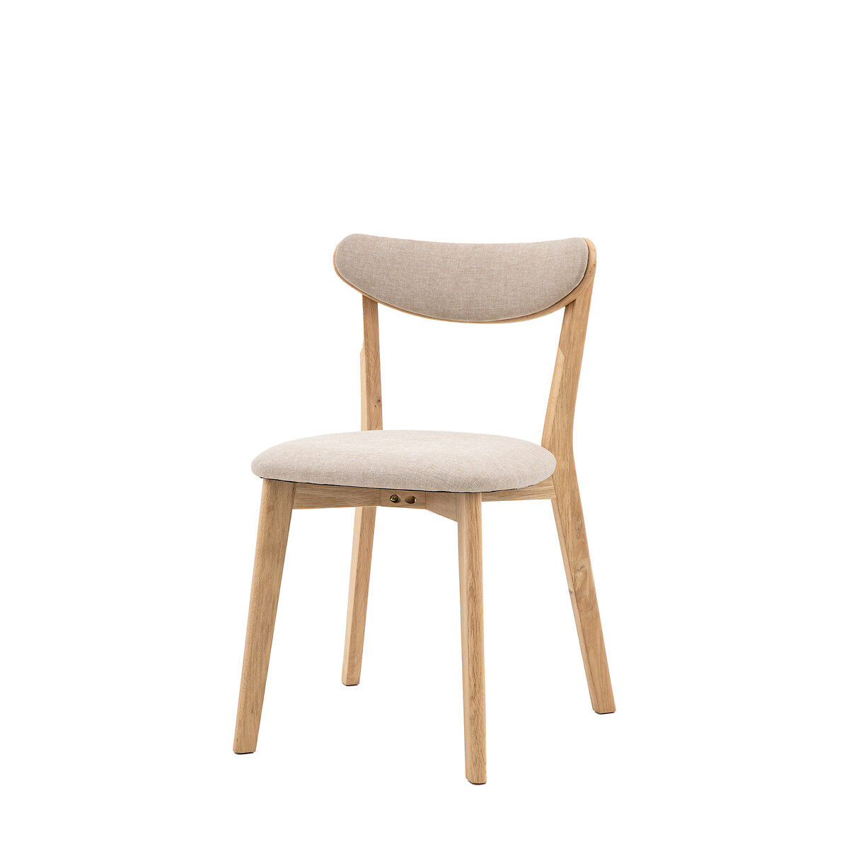 Hale Natural Oak Upholstered Dining Chairs (Set of 2) light oak, ÉDITÉ
