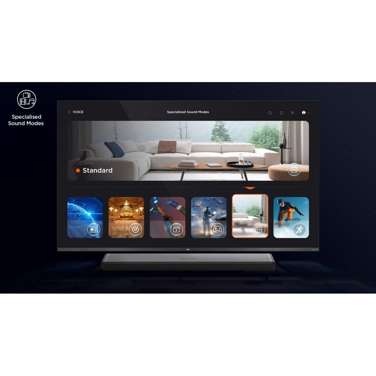 Barre de son S55HE noir, TCL