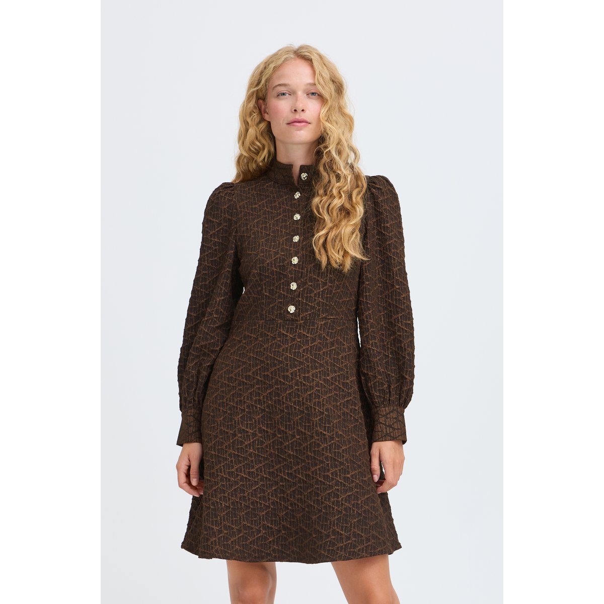 Robe de soirée marron java, B.YOUNG