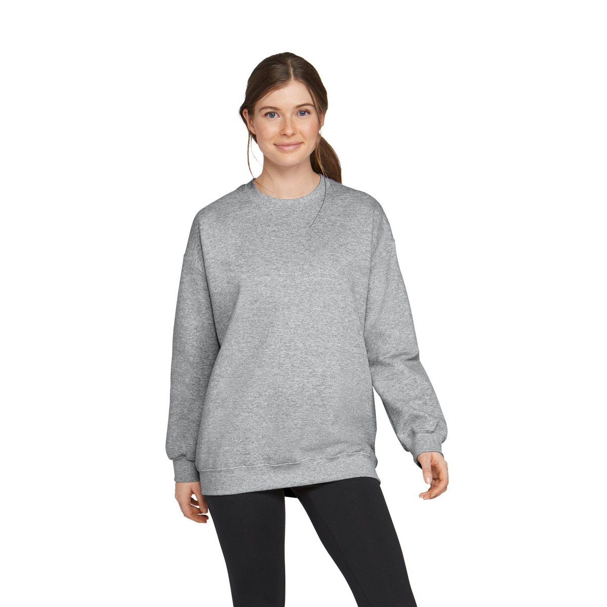 Haut polaire SOFTSTYLE gris chiné, GILDAN