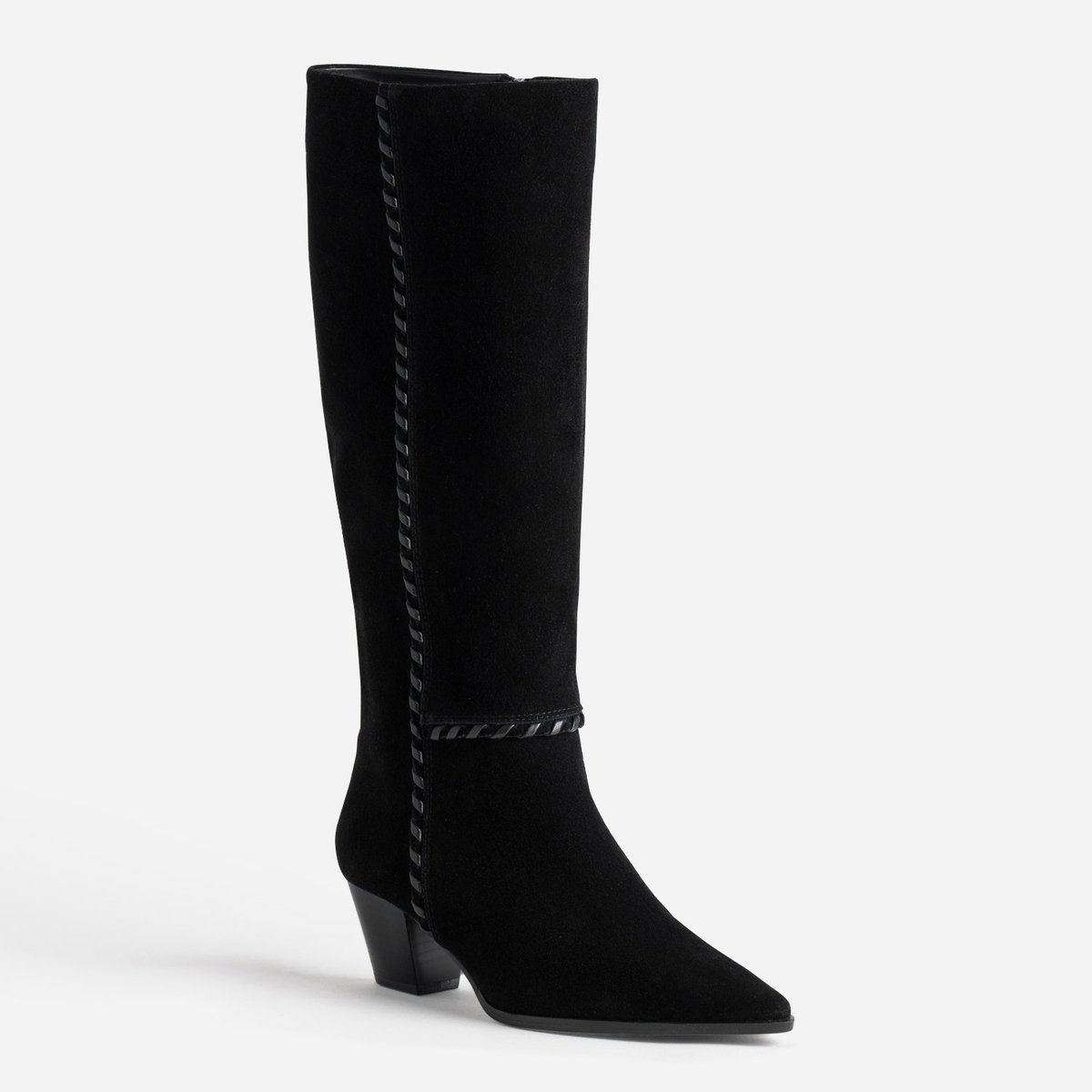 Botte À Talon en cuir MALIKA noir, ERAM