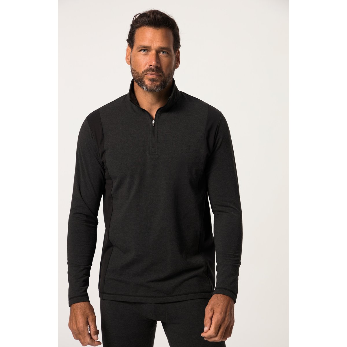 Maillot de corps de ski FLEXNAMIC® chiné anthracite, JP1880