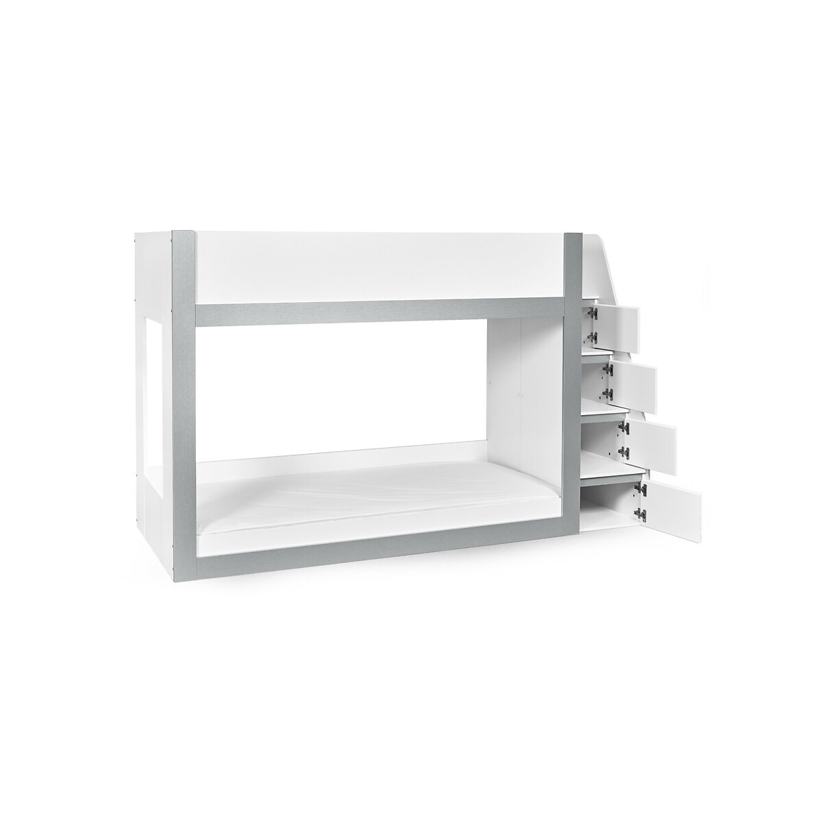 Raya Wood Bunk Bed white/silver-coloured, SO'HOME