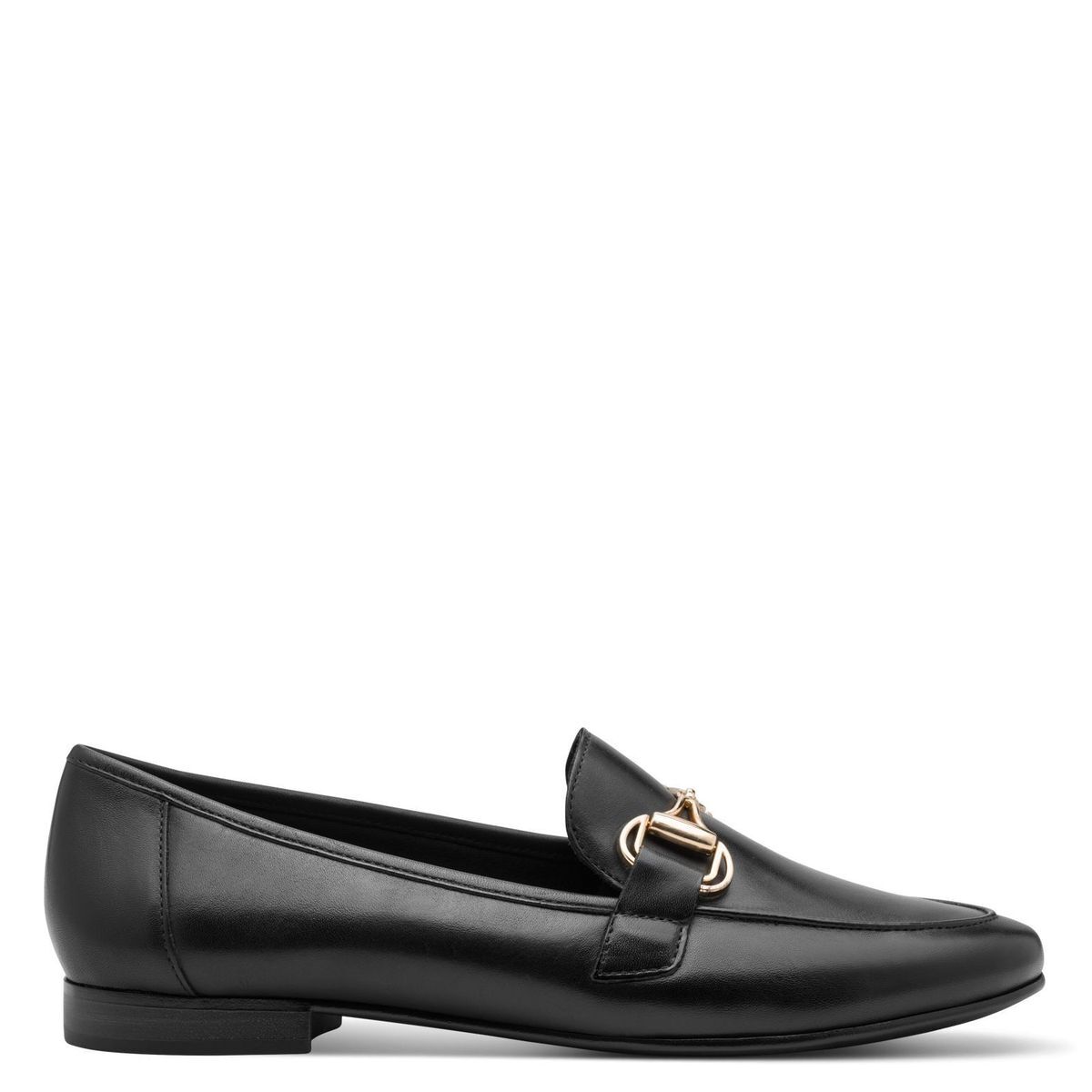 Slipper en cuir noir nappa, MARCO TOZZI