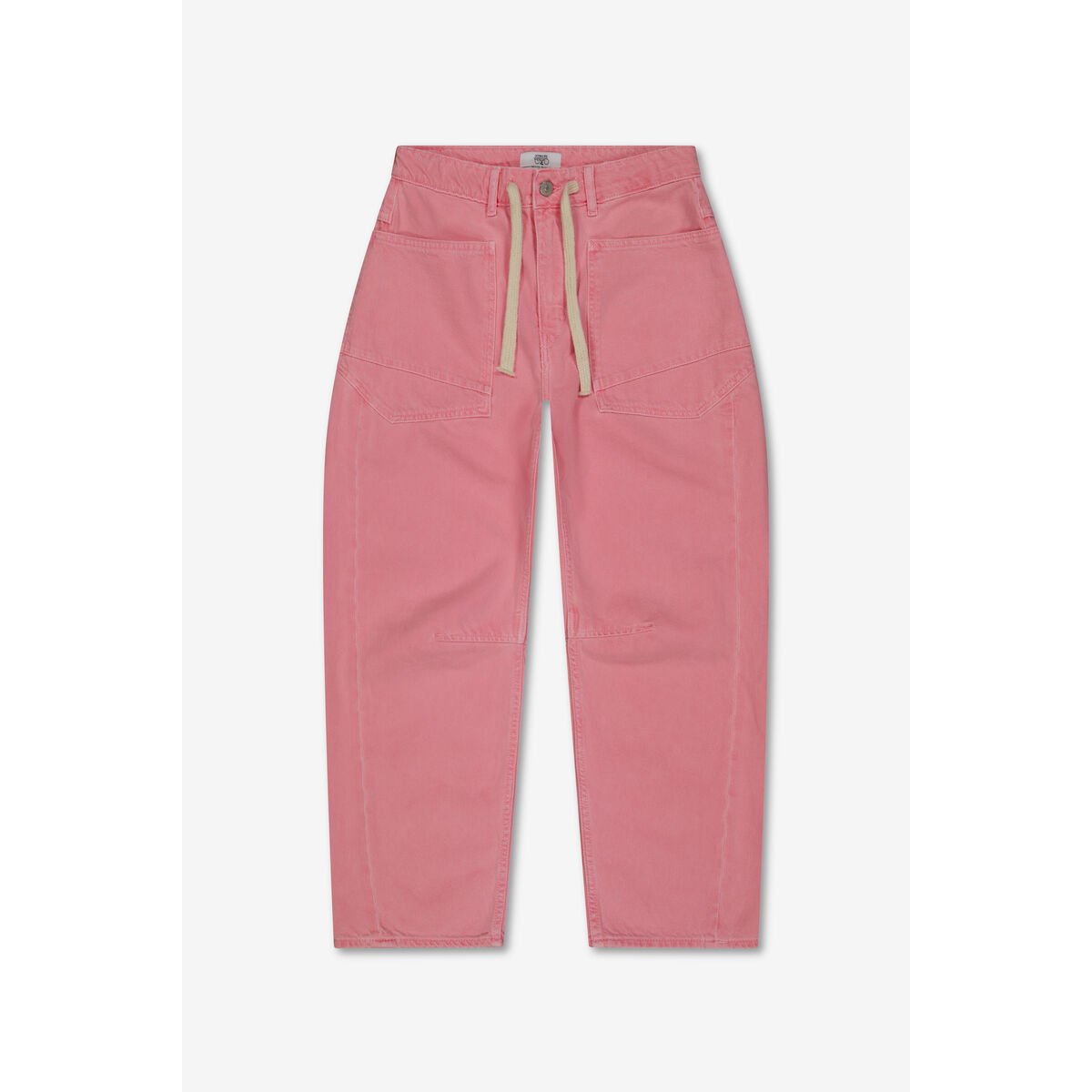 Jeans loose, large balloon , longueur 34 fluo pink, LE TEMPS DES CERISES
