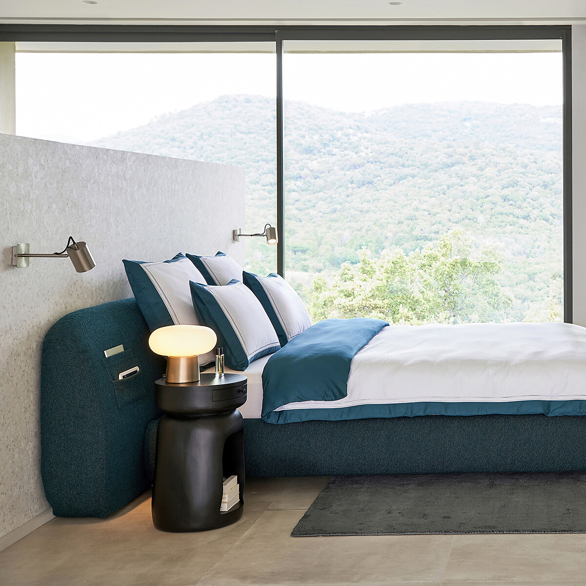 Fétiche MDF Bedside Table By Emmanuel Gallina black, AM.PM X EMMANUEL GALLINA