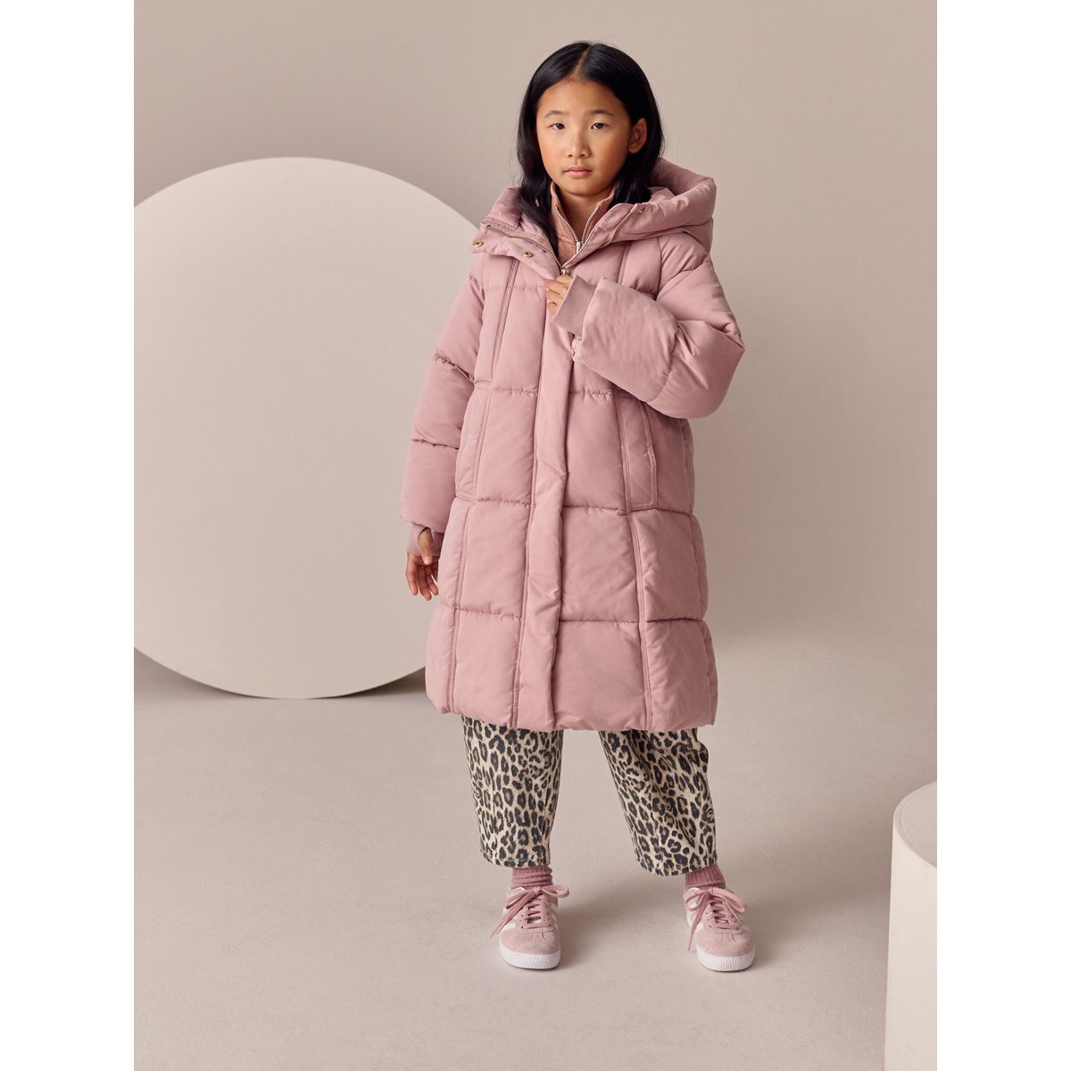 Manteau matelassé imperméable rose, NEXT