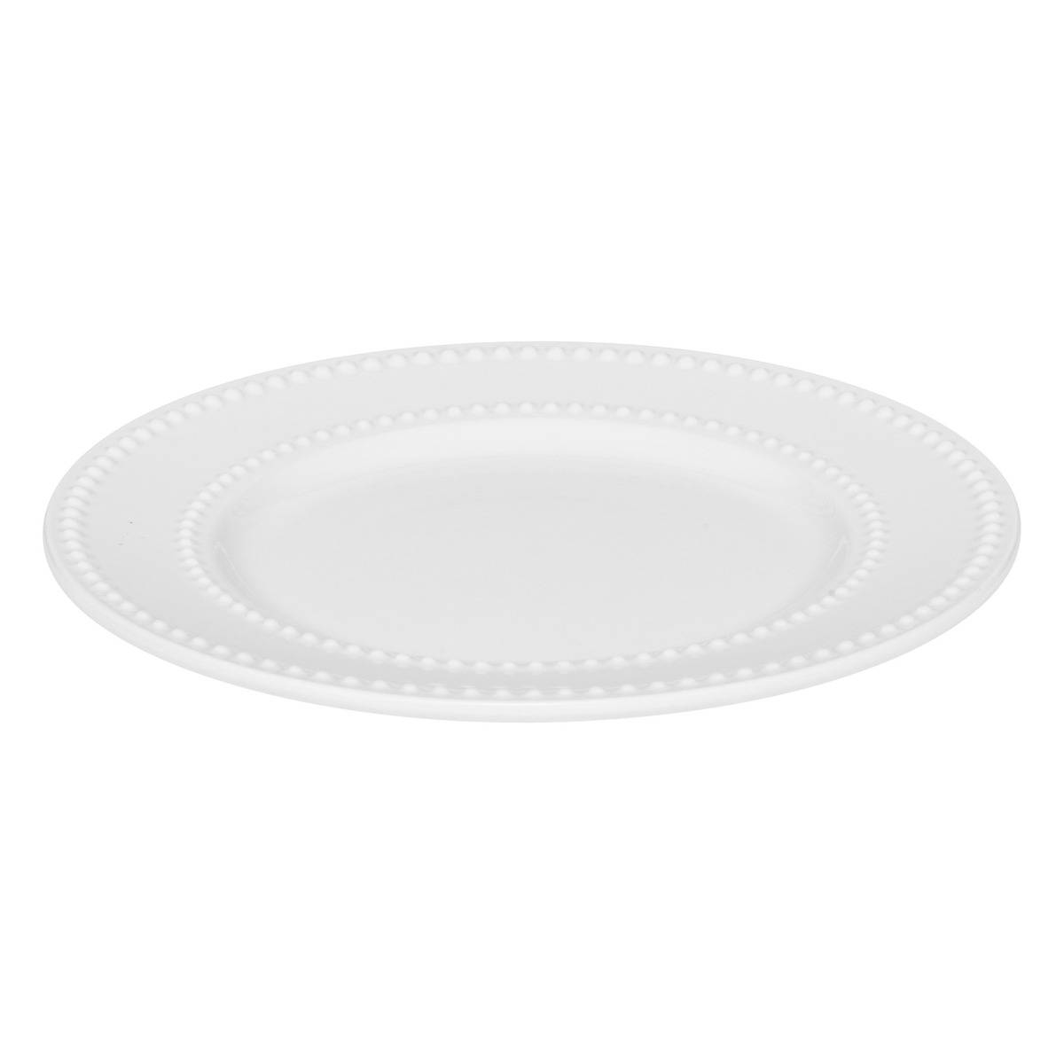 Service de table 18 pièces en porcelaine PERLE blanc, SECRET DE GOURMET