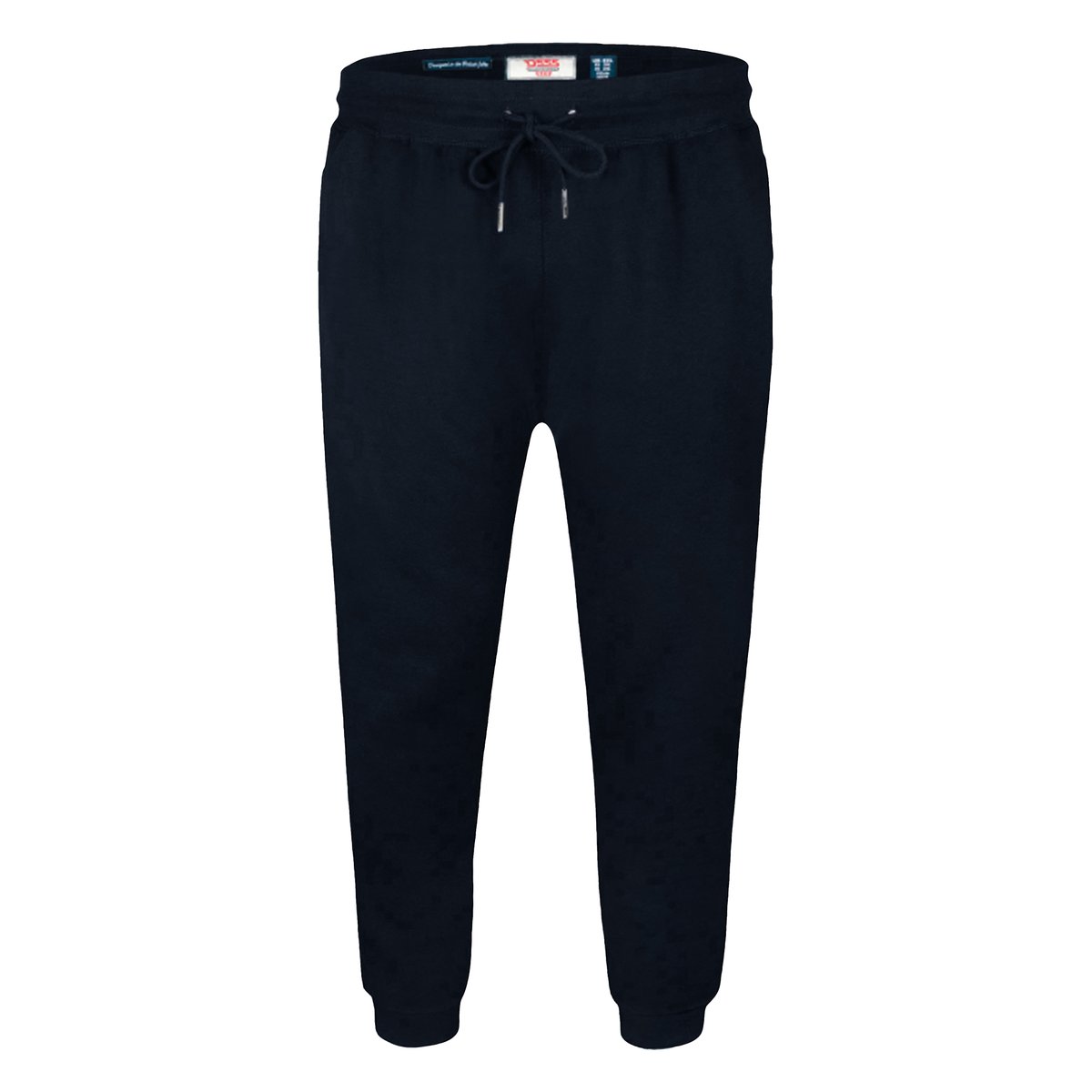 Pantalon de jogging uni grande taille BRANDON bleu marine, DUKE