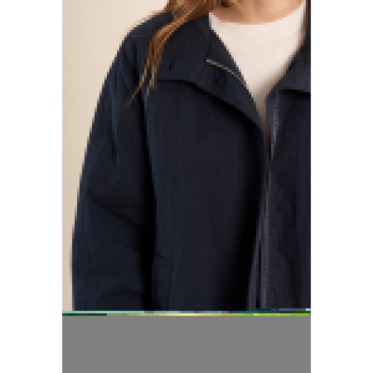 Trench-coat court, oversize navy blue, MOLLY BRACKEN