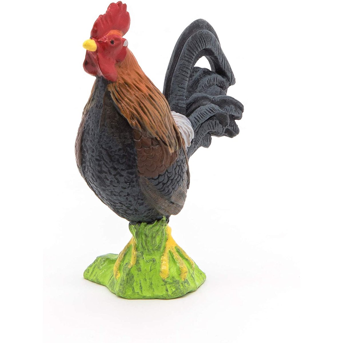 Figurine Coq gaulois marron, PAPO