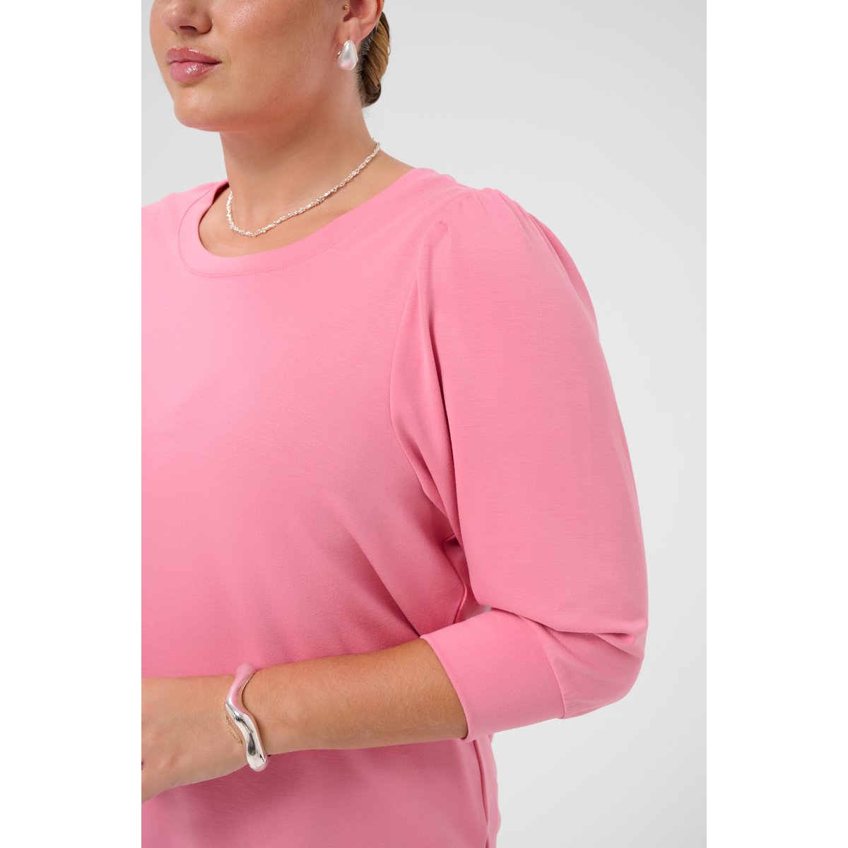 Sweatshirt rose wild rose, KAFFE CURVE