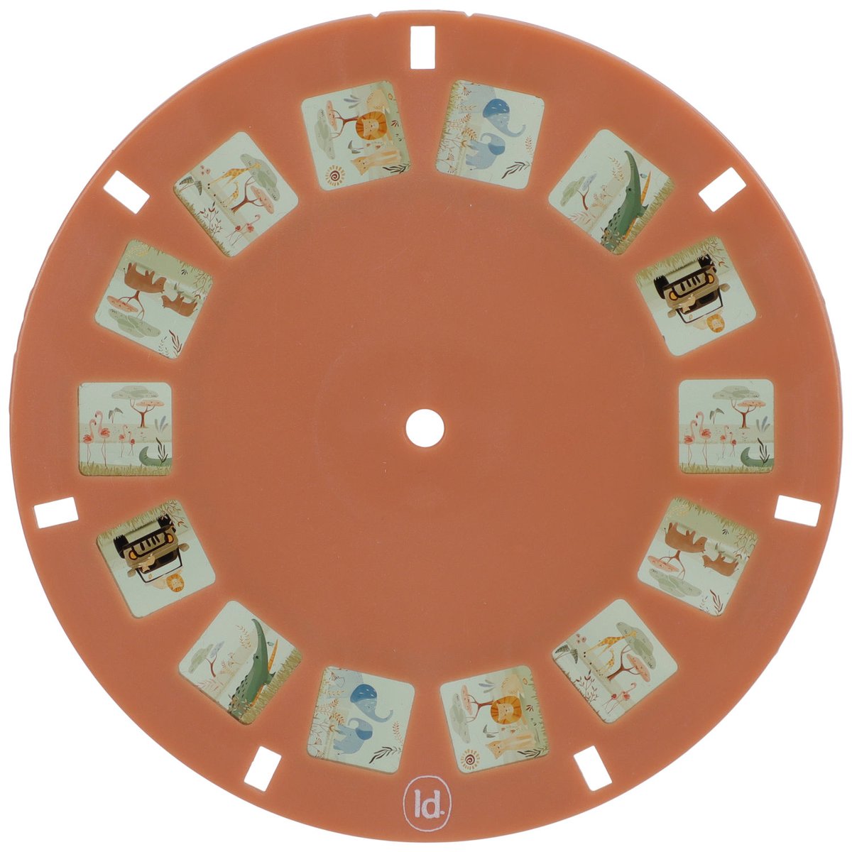 Visionneuse jaune, beige, multicolore, LITTLE DUTCH