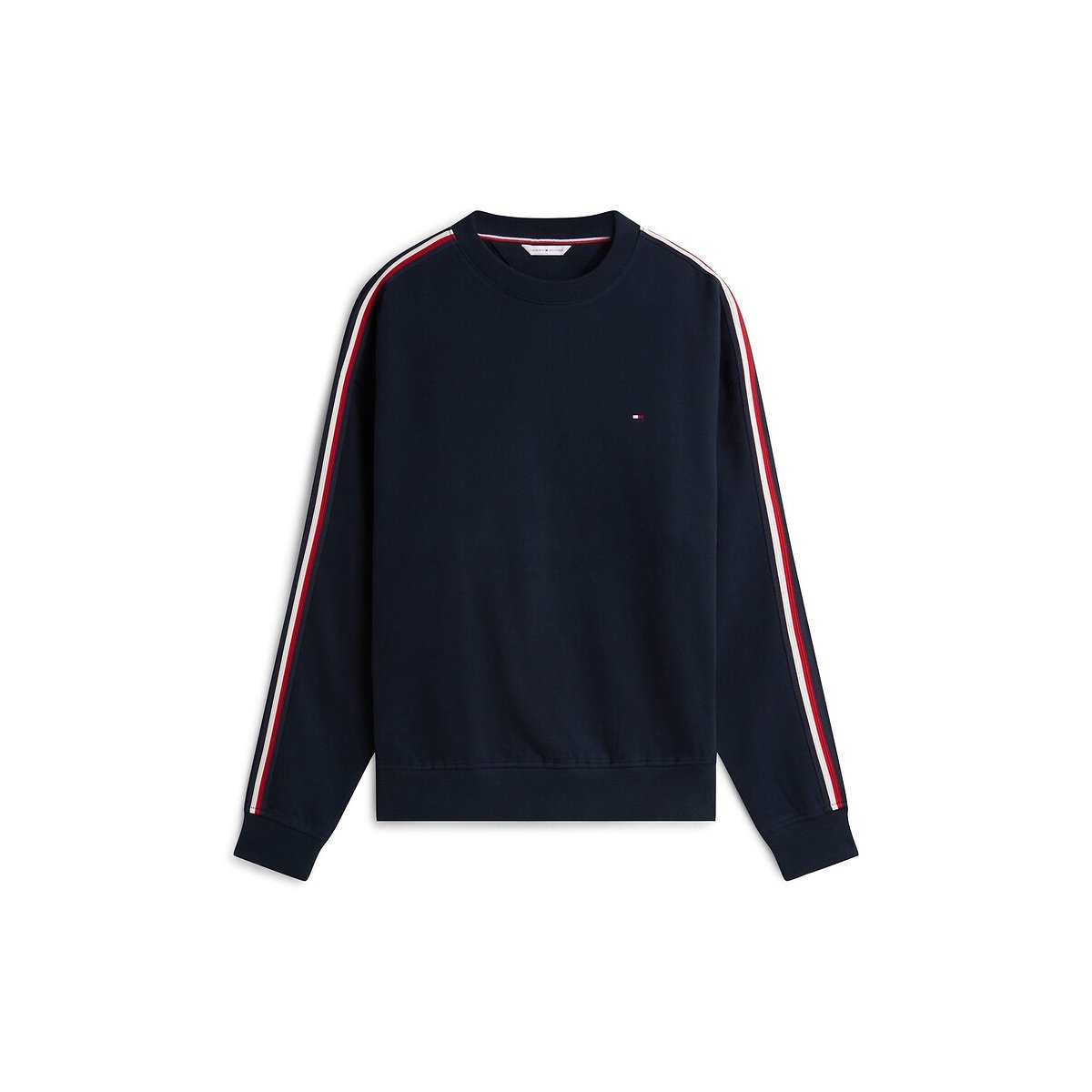 T-shirt pigiama, maniche lunghe blu marino, TOMMY HILFIGER