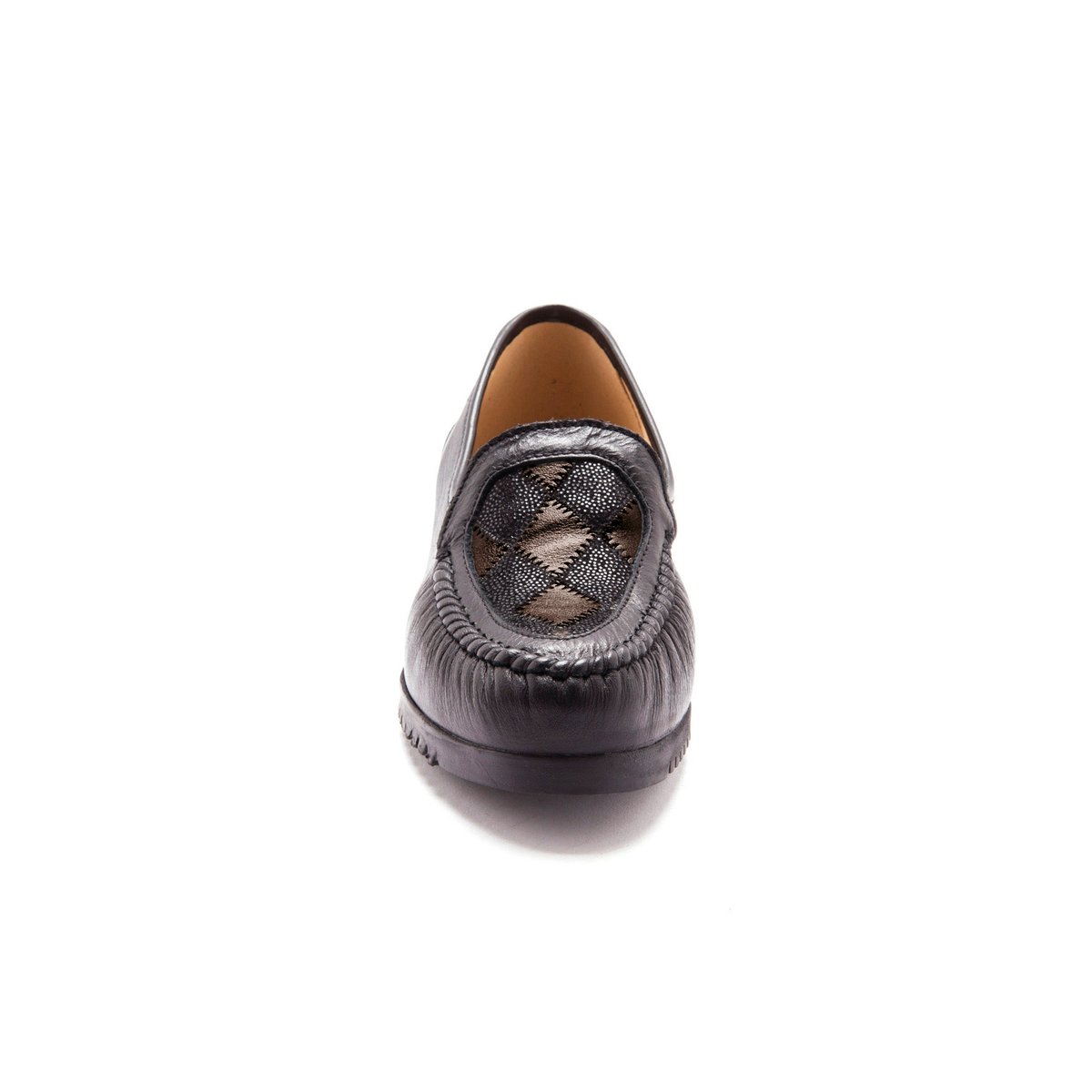 Mocassins en cuir ultra souples noir, PEDICONFORT