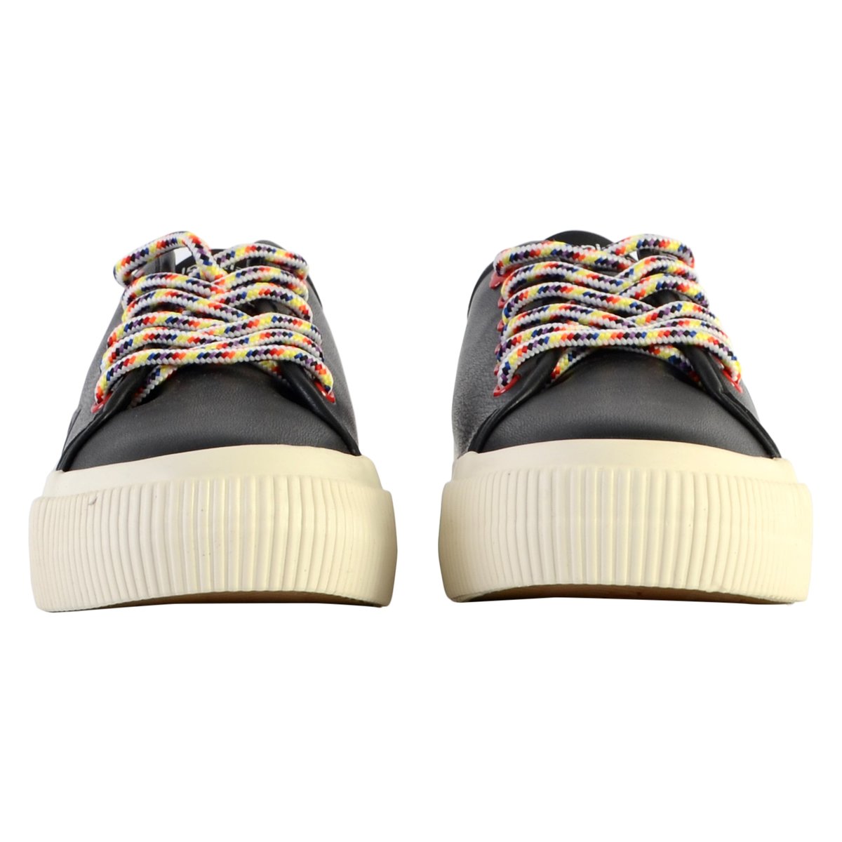 Baskets Plateforme Écrues noir, DESIGUAL