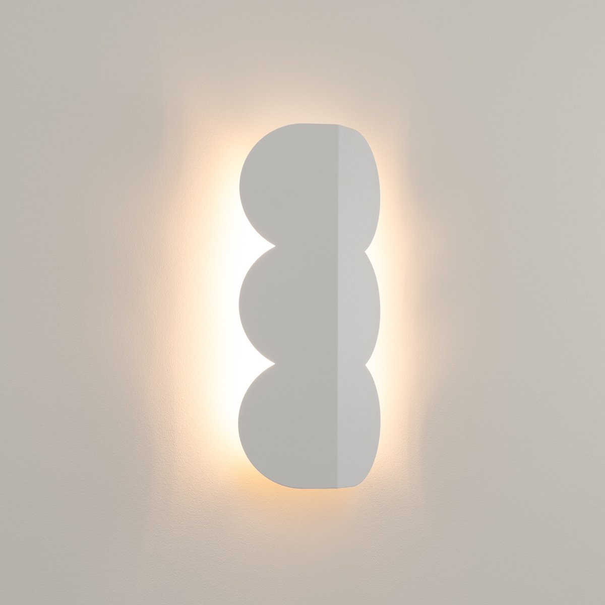 Applique murale Aluminium Blanc G9 2 Biscuit blanc, EDEN
